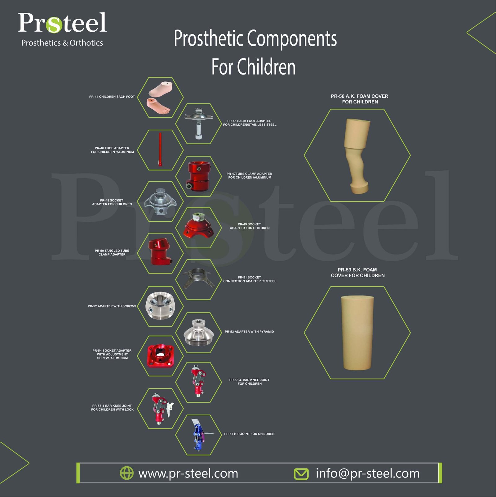 Prosthetic Components For Children
